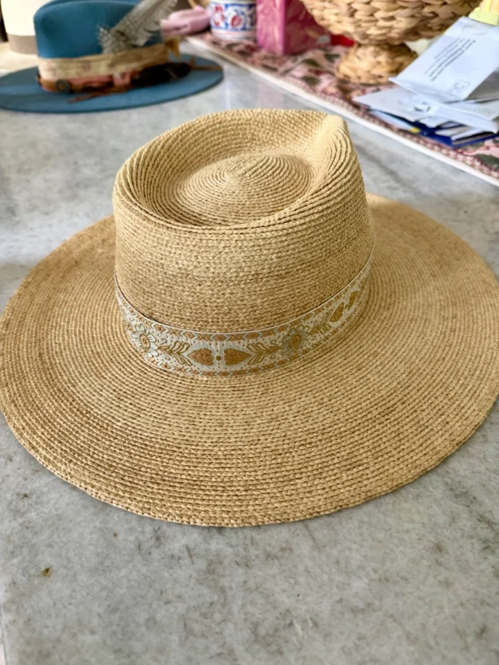 Lack of Color Indio Special Straw Fedora Hat Size Small 55cm - Picture 4 of 7